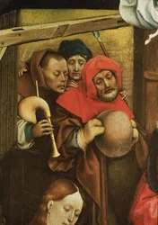 Nativité, détail des bergers (détail)